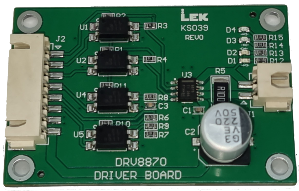 DRV8870 Motor Driver board — component side