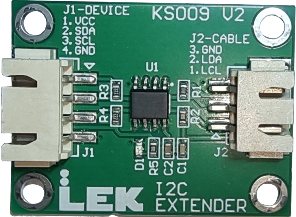 I2C Extender board — P82B715D bus extender, XH connectors