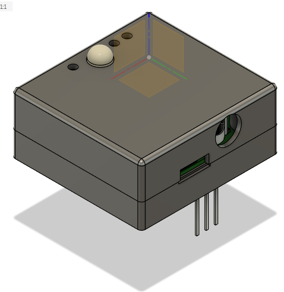 Enclosure assembled alternate view