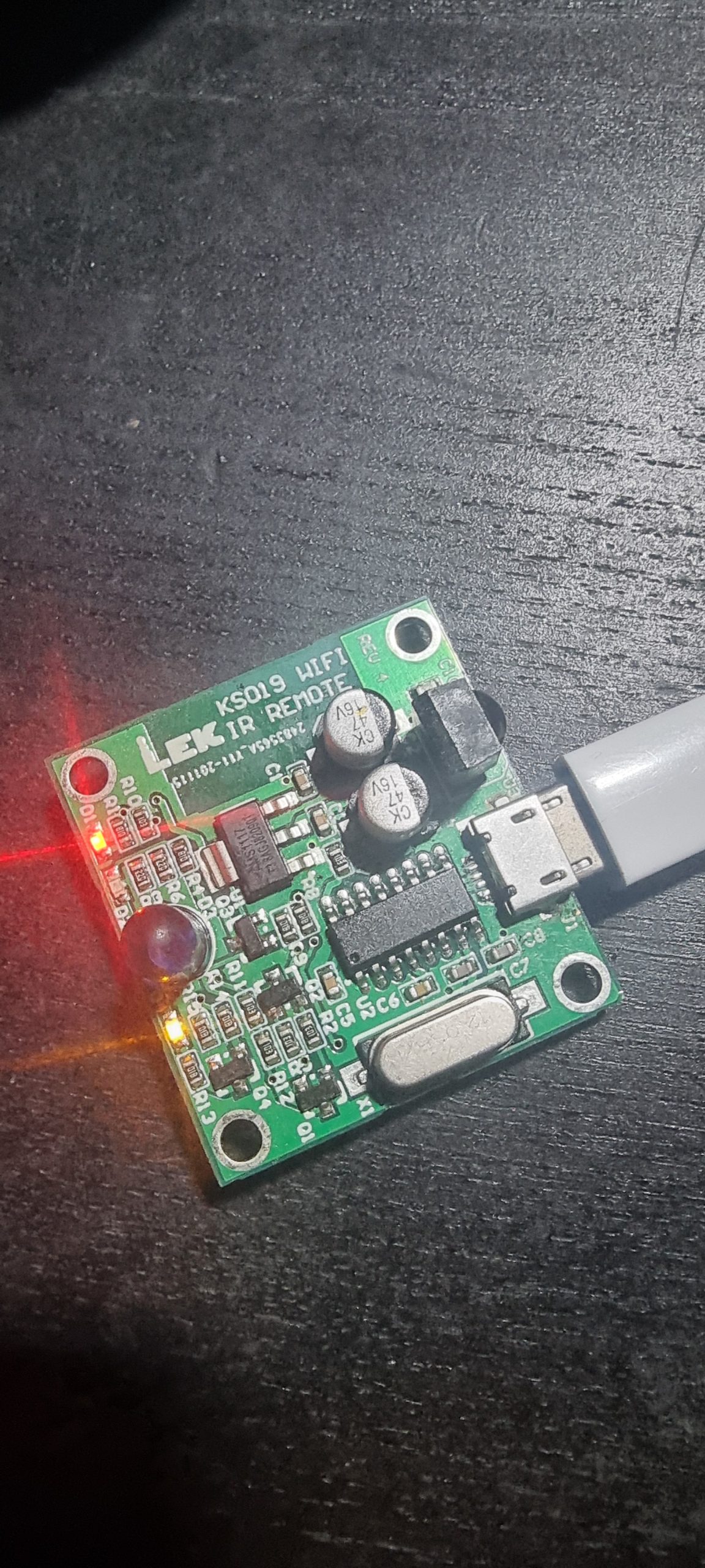 Second unit running IRrecvDumpV2