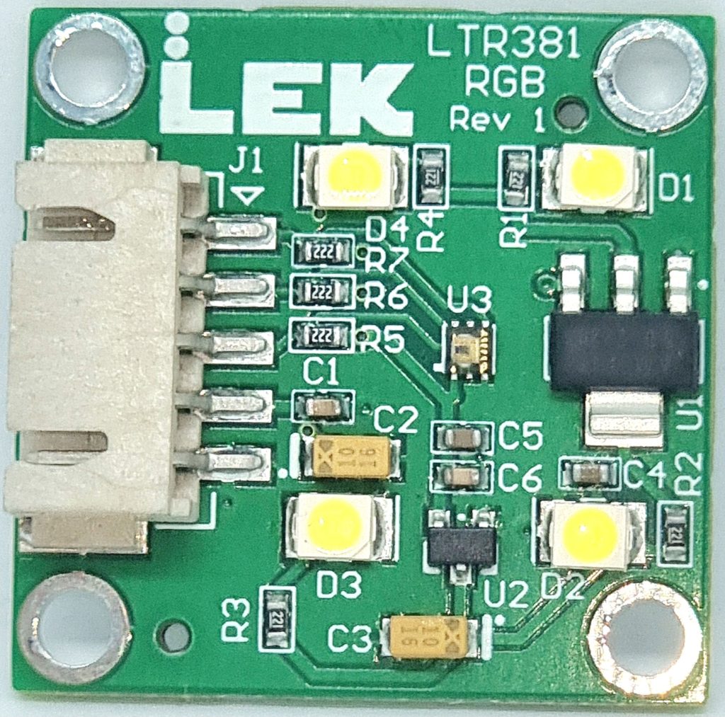 LTR381 RGB Sensor breakout board with illumination LEDs