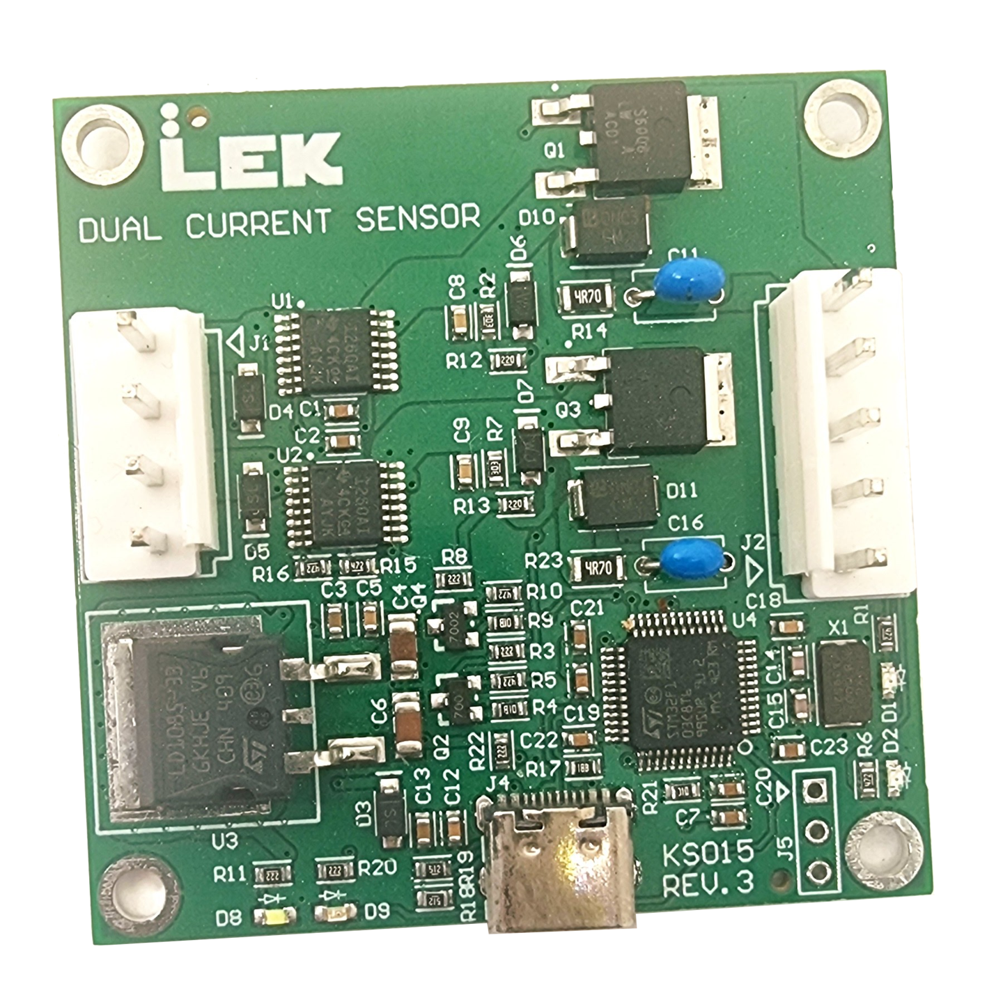 KS015 Dual Current Sensor PCBA Rev 3 - photo